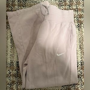 Nike Lavender wide leg sweatpants